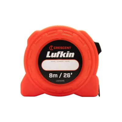 Trena Curta Fita De Aço 8 Metros Com Trava  Lufkin L525cme