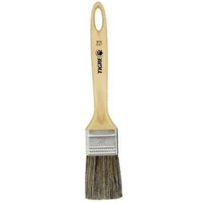 Trincha Dupla Polipropileno Gris 1.1/2" Bege - Tigre