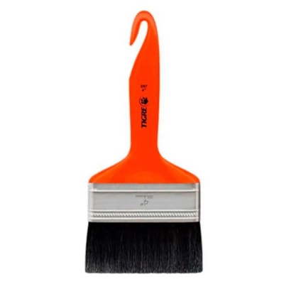 Trincha Media 697 Cerda Preta P/Esmalte 4 Pol 60697016 Tigre