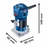 Tupia Azul Alum Trasparente Emborrachado 550W 220V - Bosch