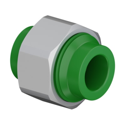 União Dupla Irrigação Verde 25mm Polipropileno - Tigre