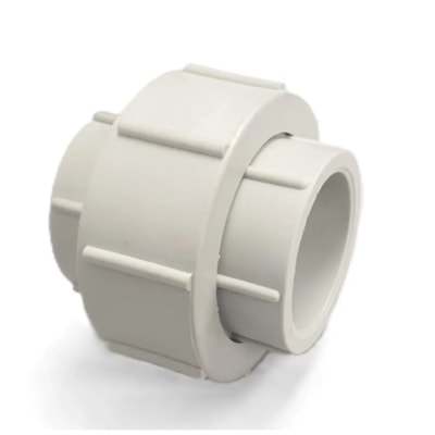 União Soldável 25mm Branco 96139 Plastubos