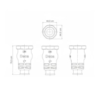 Válvula de Retenção para Fundo de Poço 1pol 552 Mipel / Deca