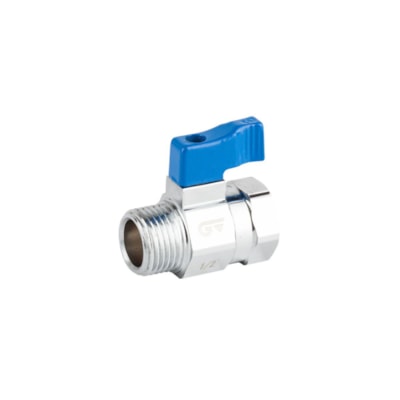 Válvula Esfera Mini Em Latão M-F BSP 1/2 PN16 Genebre