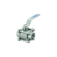 Valvula Esfera Tripartida Inox 2.1/2 pol BSP 1000PSI Mipel