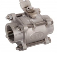Válvula Esfera Tripartida Inox PR-I TP 3 BSP 1000PSI - Mipel