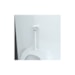 Valvula p/mictorio c/canopla flexivel 0,30m branco Blukit