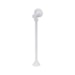 Valvula p/mictorio c/canopla flexivel 0,30m branco Blukit