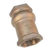 Válvula Retenção Bronze Liga De Cobre Vertical 2.1/2 - Deca