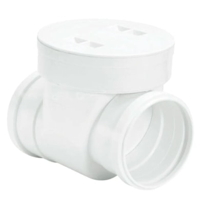 Valvula Retenção Pvc Branco Esgoto 200mm Saneamento- Sanetil