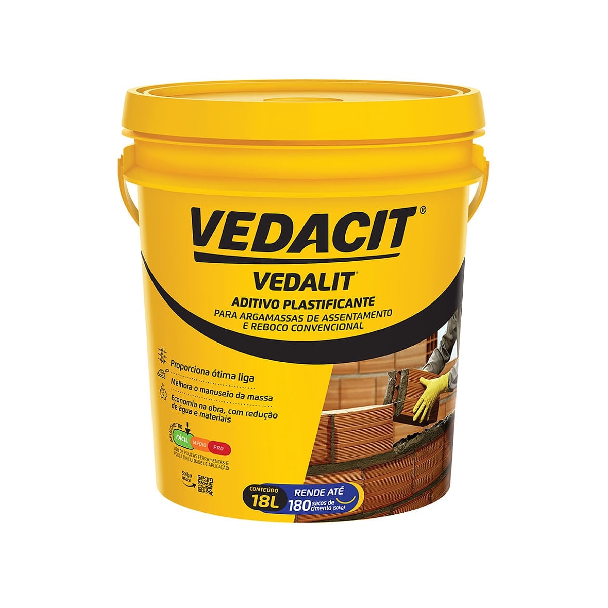 Vedacit Vedalit 18 Litros 112516 - Otto - Loja Agrometal
