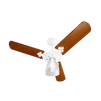 Ventilador Teto New Delta Light PPM C3V 127V Venti Delta