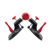 Ventosa Dupla Articulada 100kg 120mm Preto Plastico - Cortag