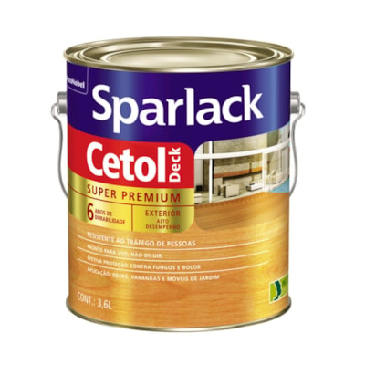 Verniz Cetol Deck Semi Brilho Natural 900ml - Sparlack - Referência: 5203096