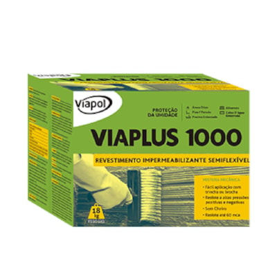 Viaplus 1000 caixas 18KG Viapol