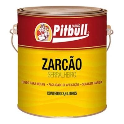 Zarcão Serralheiro 3,6 L Cinza Escuro ZACES11 Pitbull