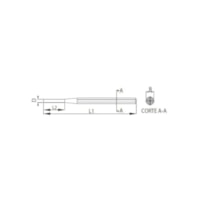 (ZE) Saca Pino Paral 150x6,0MM Belzer